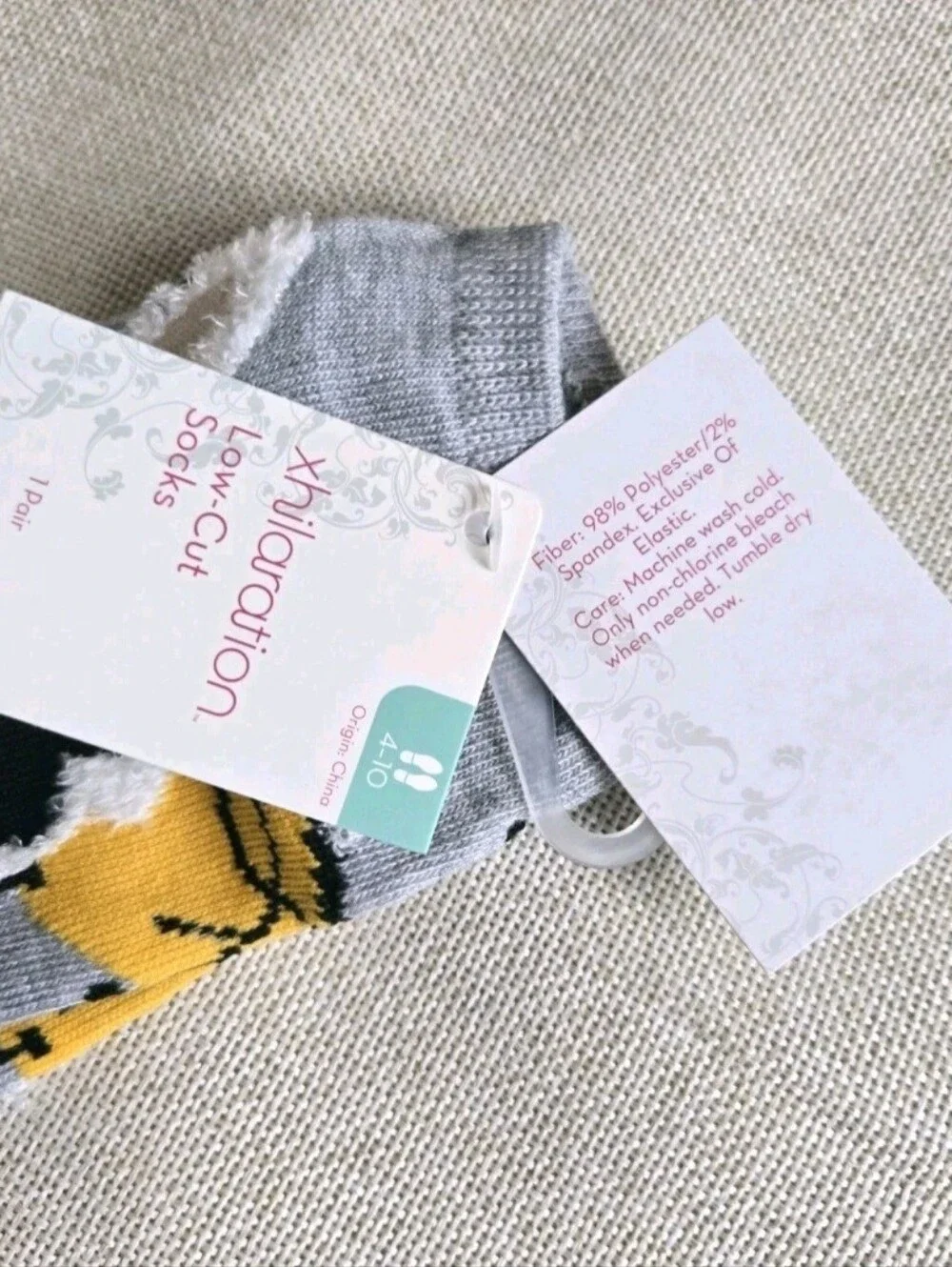 6 Pairs Xhilaration Llama Fuzzy Ankle Socks Low Cut Size 4-10 NWT